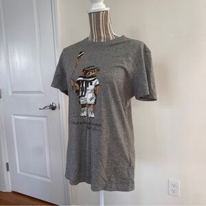 Ralph Lauren Gray Polo Bear Tee